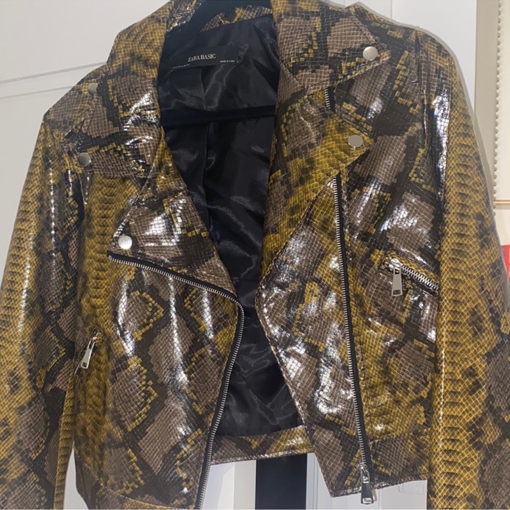 Python Moto jacket médium - Picture 3 of 3